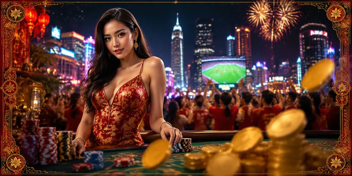 Sòng bài trực tuyến viva88link tại Hồ Chí Minh về đêm với ánh đèn neon